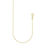 10K Yellow Gold Chain Necklace