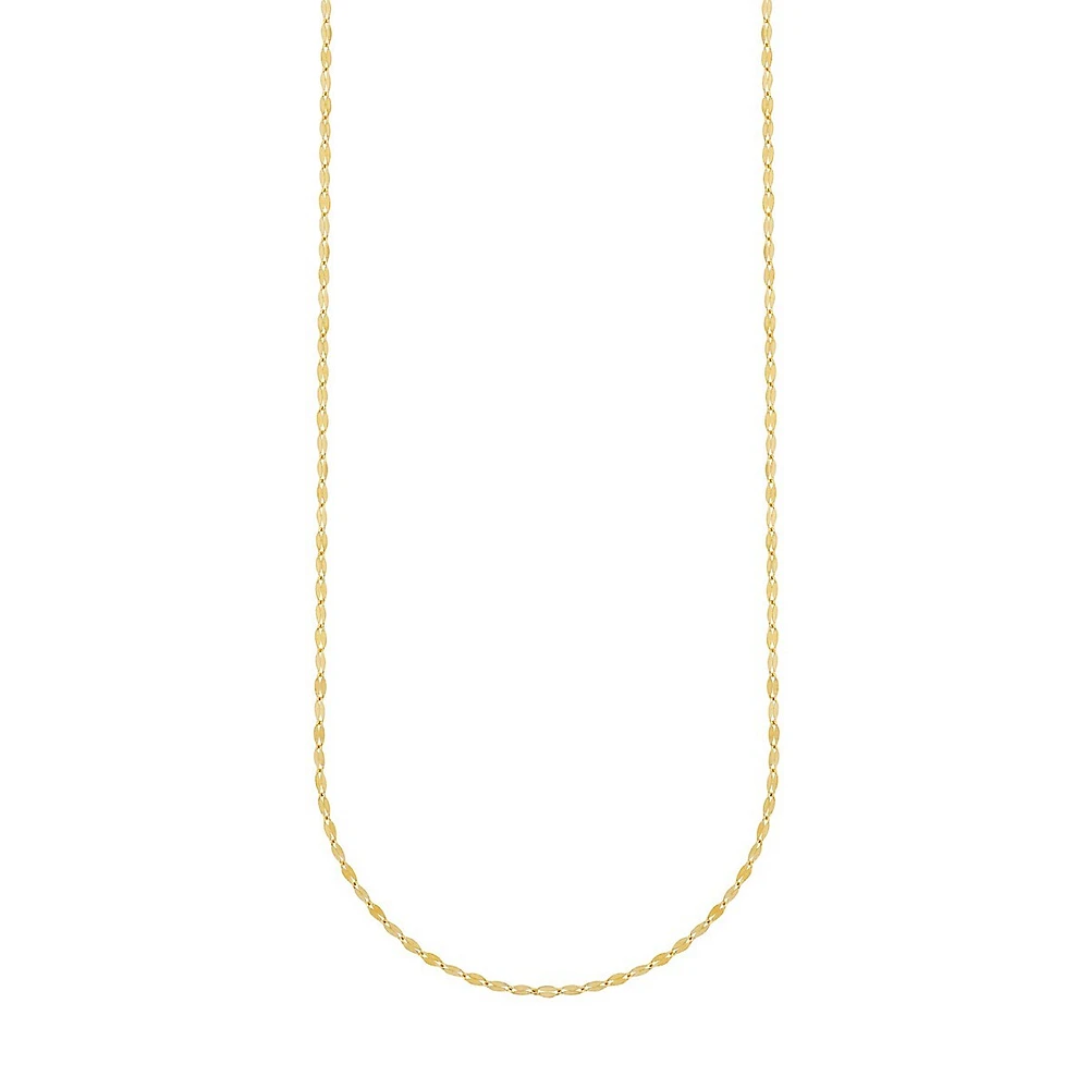 10K Yellow Gold Chain Necklace