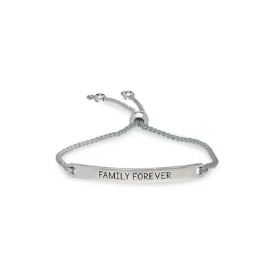 Bracelet Famille Forever en argent sterling