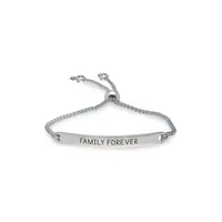 Sterling Silver Family Forever Bracelet