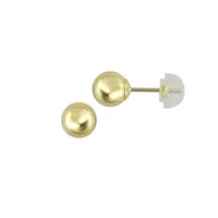 Celebration 2-Pair 10K Yellow Gold & Cubic Zirconia Ball Stud Earrings