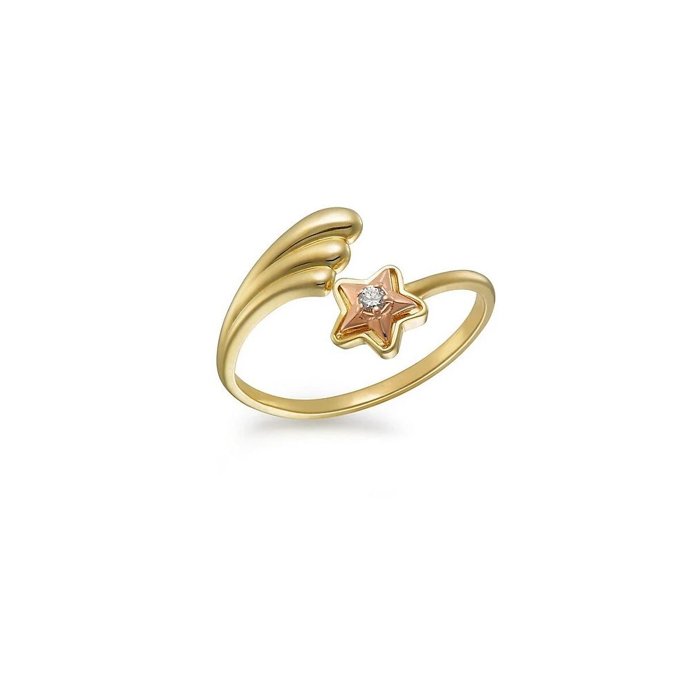 10K Gold Shooting Star Ring