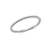 10K Gold Ribbed Band Ring