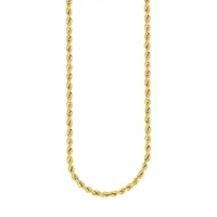 10K Goldplated Sterling Silver Rope Chain Necklace - 18" X 0.12MM