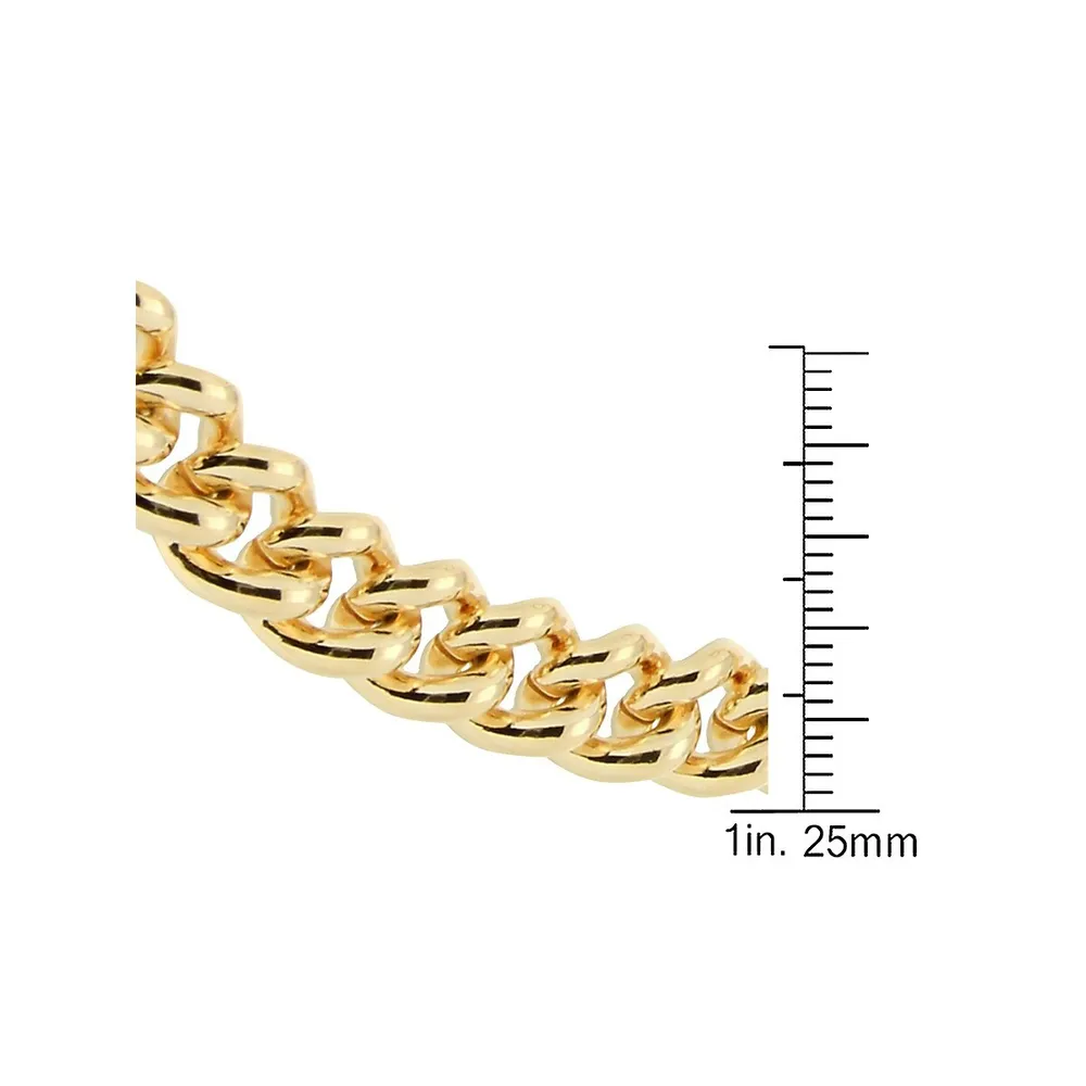 18K Goldplated Link Bangle Bracelet