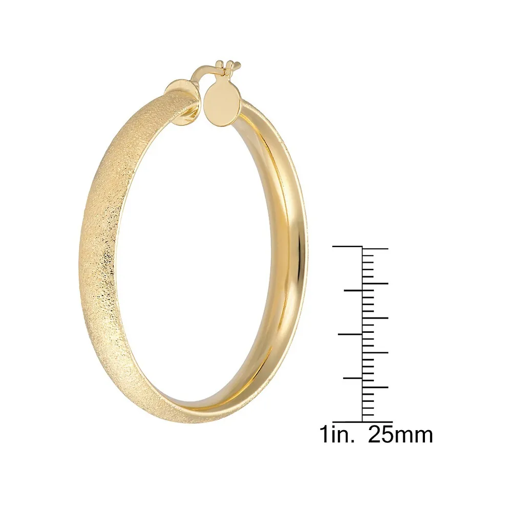 18K Gold Plated Hoop Earrings