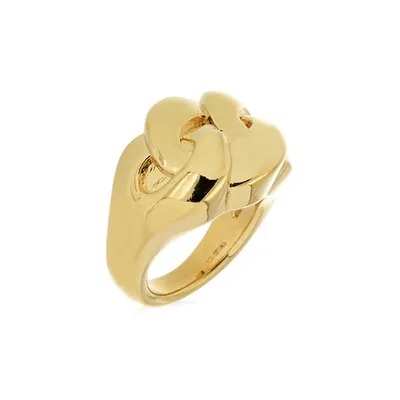 18K Goldplated Braided Ring