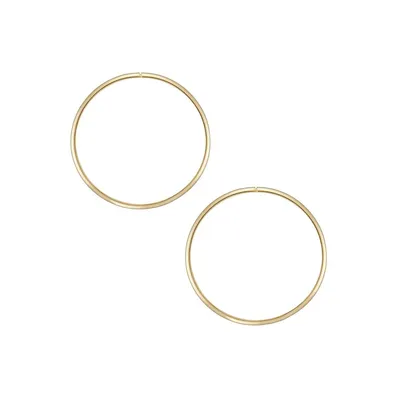 10K Gold Sleeper Earrings