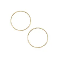 10K Gold Sleeper Earrings