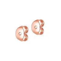 18K Rose Goldplated Love-Knot Stud Earrings