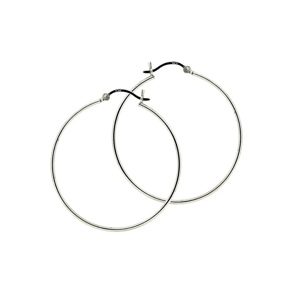 Sterling Silver Hoop Earrings