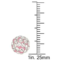 Sterling Silver & Cubic Zirconia Ball Stud Earrings