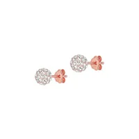 Sterling Silver & Cubic Zirconia Ball Stud Earrings