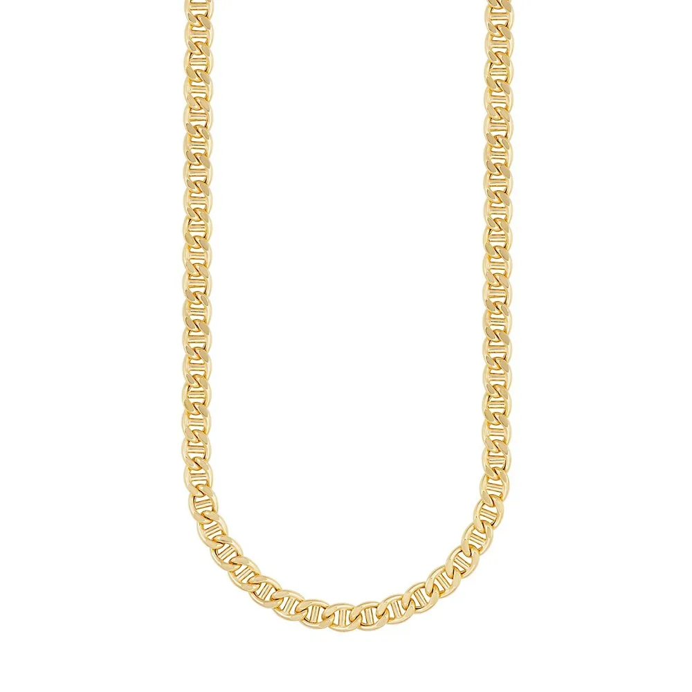 10K Yellow Gold Mariner Chain Necklace