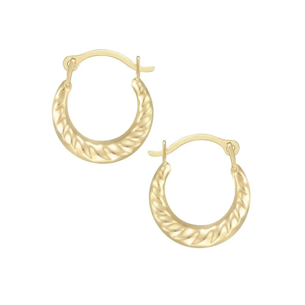 Ensemble de deux paires de boucles d'oreilles en or jaune 10 ct avec perles d'eau douce de 3 mm Gold Celebration
