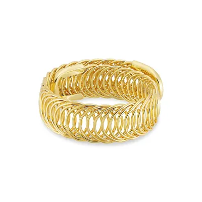 18K Goldplated Wrap Bracelet