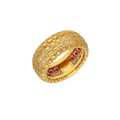 18K Goldplated Woven Ring