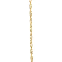 Gold Celebration 2-Piece 10K Yellow Gold Singapore-Chain Bracelet & Necklace Set