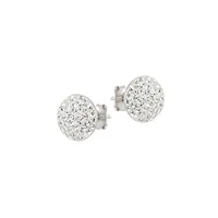 2-Pair Sterling Silver & Cubic Zirconia Stud & Drop Earrings Set