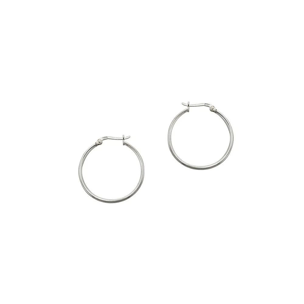 Sterling Silver Hoop Earrings