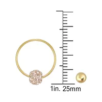 2-Piece 10K Yellow Gold & Cubic Zirconia Earrings Set