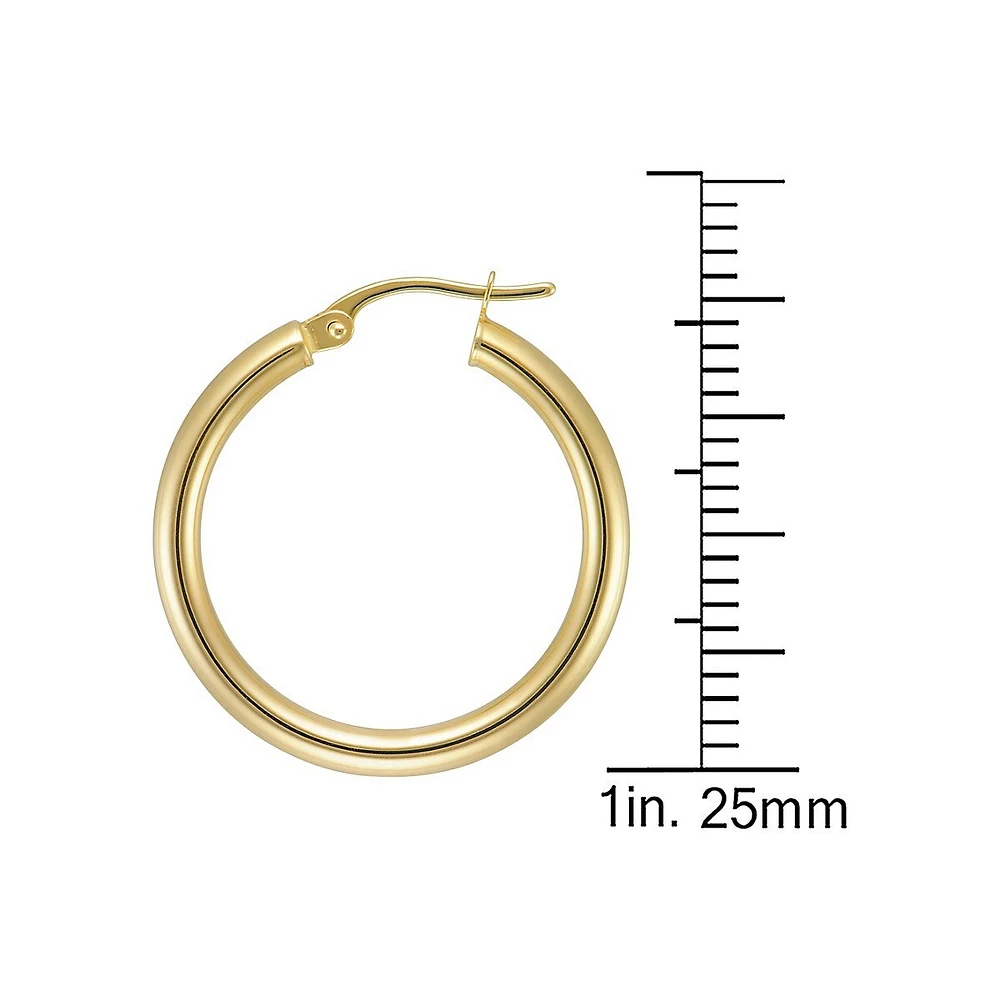 10K Yellow Gold Hoop Earrings