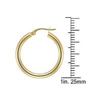 10K Yellow Gold Hoop Earrings