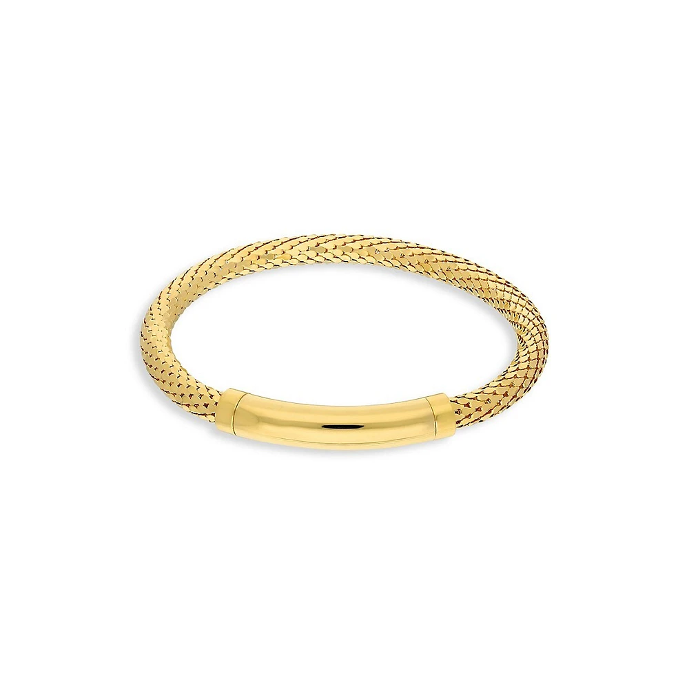 Bracelet en chaîne plaqué or 18 ct