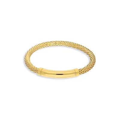 18K Goldplated Bangle Bracelet