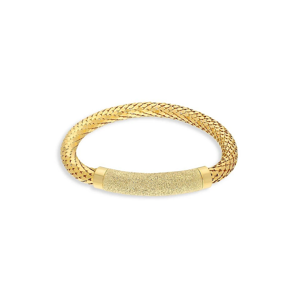 18K Goldplated Bangle Bracelet