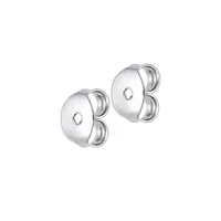 Sterling Silver & Cubic Zirconia Stud Earrings