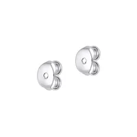 3-Pair Sterling Silver & Cubic Zirconia Stud Earrings Set