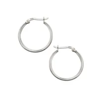 Sterling Silver Bali Hoops, Stud Earrings & Curly Q Cuff Earring Set