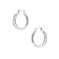 2-Piece Sterling Silver Earrings Set