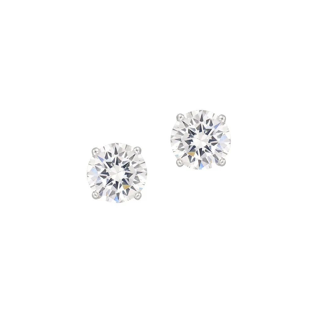 2-Piece Sterling Silver Earrings Set