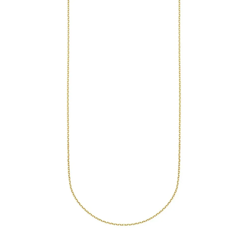 10K Yellow Gold Chain Necklace