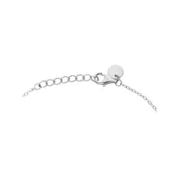 Bracelet de cheville en argent sterling avec breloque