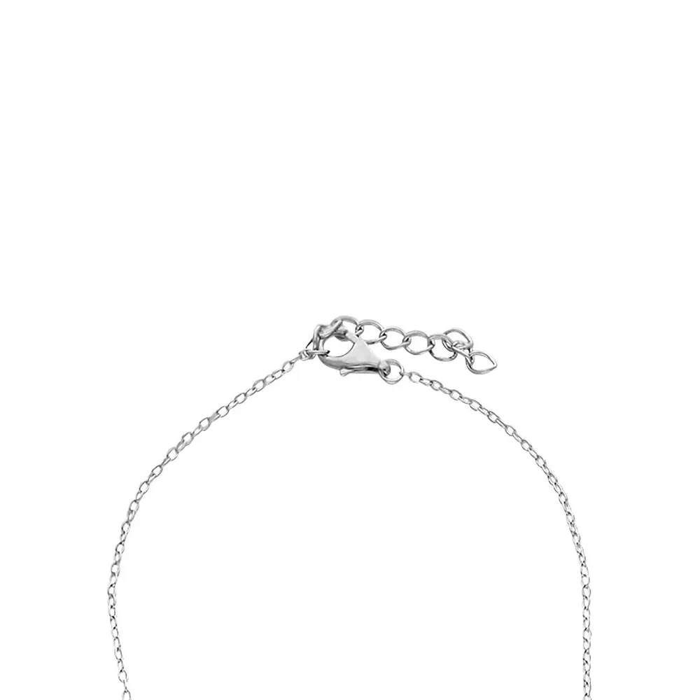 2-Piece Sterling Silver Friendship Necklace Set