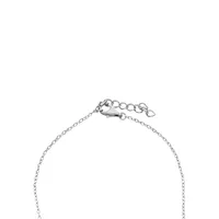 2-Piece Sterling Silver Friendship Necklace Set