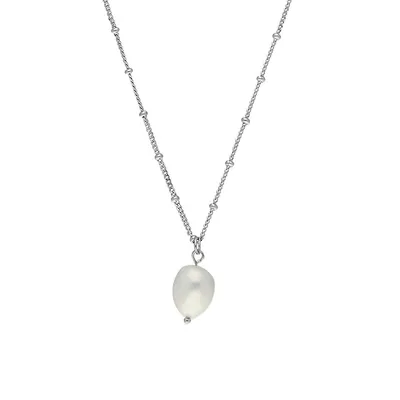 Sterling Silver & Fresh Water Pearl Pendant Necklace
