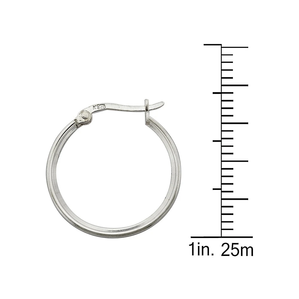 Sterling Silver Hoop Earrings