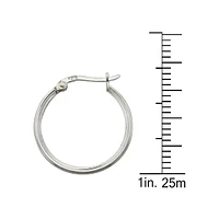 Sterling Silver Hoop Earrings