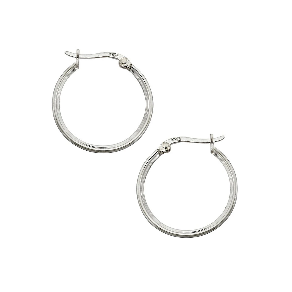 Sterling Silver Hoop Earrings