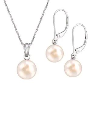 round freshwater pearl necklace