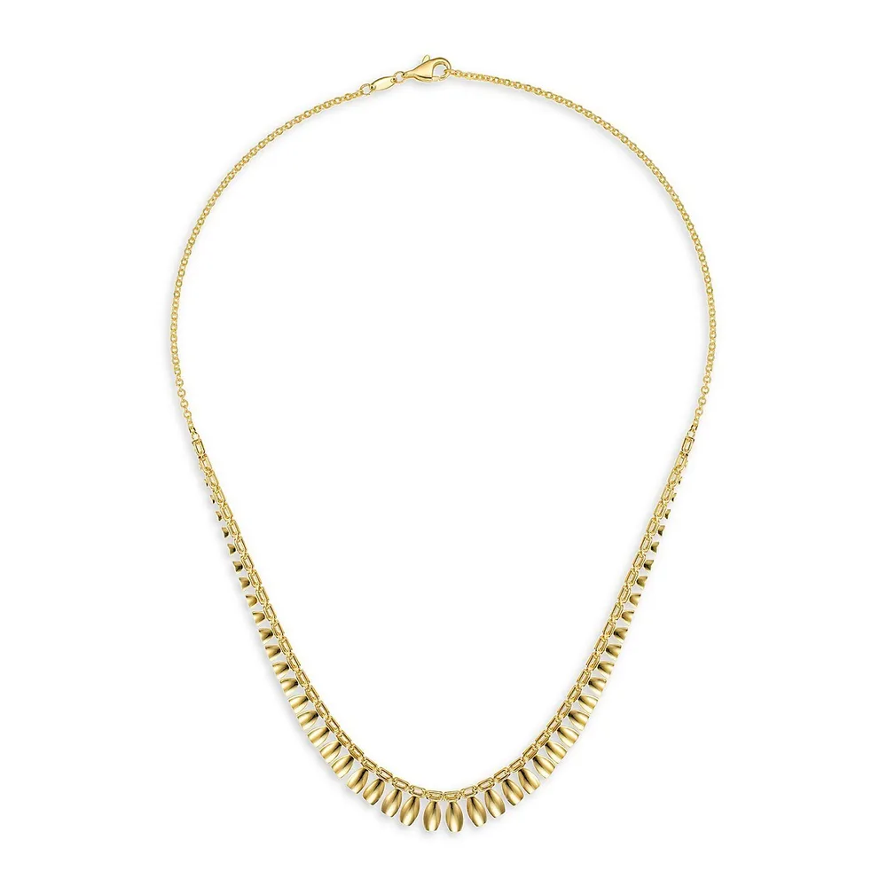 10K Goldplated Sterling Silver Cleopatra Necklace