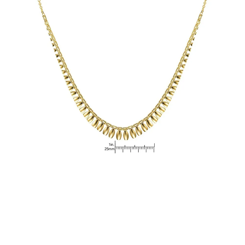 10K Goldplated Sterling Silver Cleopatra Necklace