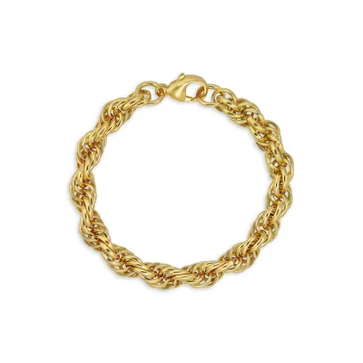 18K Goldplated Rope Bracelet