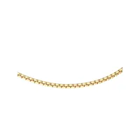 Collier en chaîne plaquée or 18 ct, 51 cm