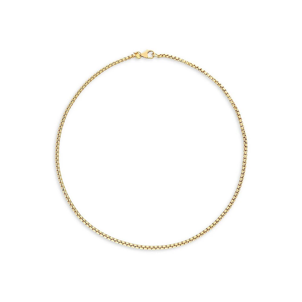 18K Goldplated Chain Necklace - 20-Inch