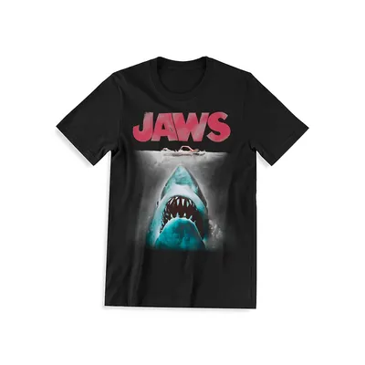 T-shirt à imprimé sous licence Jaws